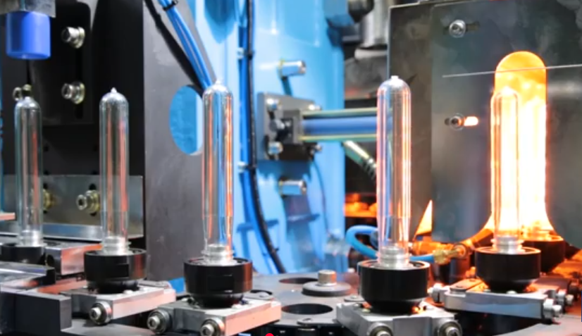Wide mouth jar preform heater
