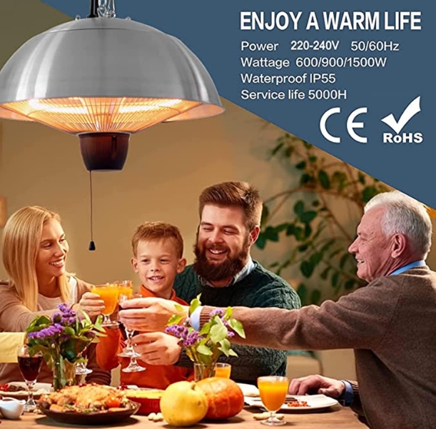 Camping electric heater