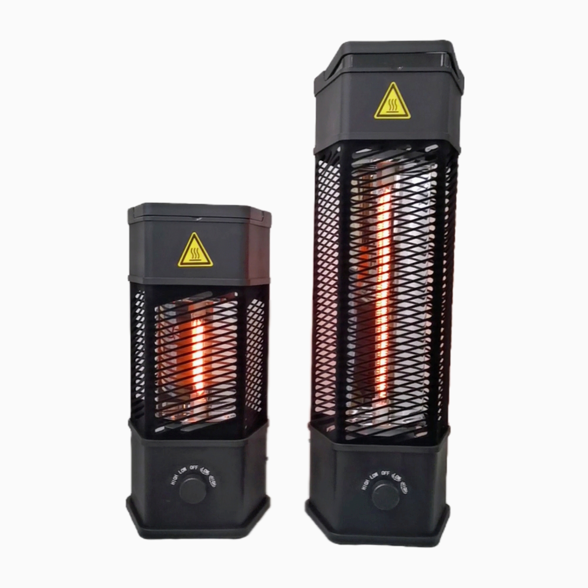 Wall mounted outdoor heater